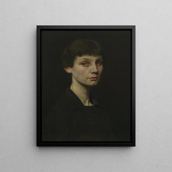 George de Forest Brush - Portrait of Mrs Brush.webp