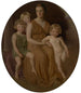 Portrait von Mme John J. Albright und ihren Kindern - George de Forest Brush — Ansicht des Kunstwerks