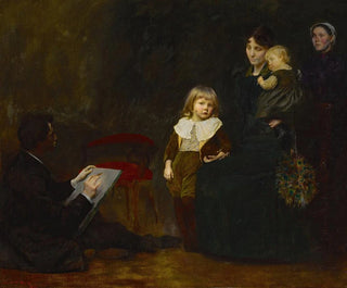 Das Porträt - George de Forest Brush — Ansicht des Kunstwerks