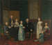 Portrait de Pieter Cornelis Hasselaer, conseiller de la Compagnie néerlandaise des Indes orientales et bourgmestre d'Amsterdam avec sa famille - George van der Mijn — Ansicht des Kunstwerks