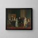 Portrait de Pieter Cornelis Hasselaer, conseiller de la Compagnie néerlandaise des Indes orientales et bourgmestre d'Amsterdam avec sa famille - George van der Mijn — gerahmtes Bild an der Wand