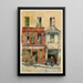 rue Mouffetard Boutique de vins à l'enseigne du Vieux chêne - Georges-Henri Manesse — gerahmtes Bild an der Wand