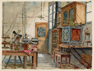 Laboratoire de physique de Branly Winkel der Straße d'Assas und Straße de Vaugirard - Georges-Henri Manesse — Ansicht des Kunstwerks