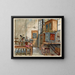 Laboratoire de physique de Branly Winkel der Straße d'Assas und Straße de Vaugirard - Georges-Henri Manesse — gerahmtes Bild an der Wand