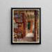 Das Forschungszimmer von M. Branly, Ecke der Rue d'Assas und Rue de Vaugirard - Georges - Henri Manesse — gerahmtes Bild an der Wand