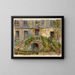 Das Schloss von Victor Hugo in Gentilly, Gartenseite - Georges-Henri Manesse — gerahmtes Bild an der Wand