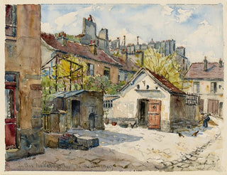 Le clos des Patriarches, 10 rue de l'Épée de Bois - Georges-Henri Manesse — Ansicht des Kunstwerks
