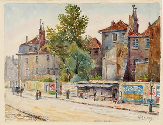Gefängnis des Cherche-Midi, rue du Cherche-Midi an der Ecke des boulevard Raspail - Georges-Henri Manesse — Ansicht des Kunstwerks