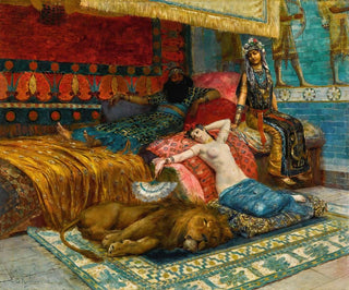 Momente der Untätigkeit - Georges Antoine Rochegrosse — Ansicht des Kunstwerks