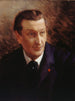 Portrait von François Coppée 1842-1908 Dramatiker und Dichter - Georges Antoine Rochegrosse — Ansicht des Kunstwerks