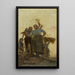 Die Ernte - Georges Bertrand — gerahmtes Bild an der Wand