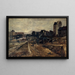 Le Canal Saint-Martin - Georges Chenard-Huché — gerahmtes Bild an der Wand