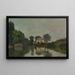 Der Mühle - Georges Claude — gerahmtes Bild an der Wand