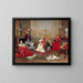 Ein distinguierter Besucher - Georges Croegaert — gerahmtes Bild an der Wand