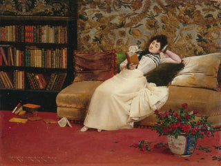La Lecture - Georges Croegaert — Ansicht des Kunstwerks