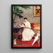 Die Toilette - Georges Croegaert — gerahmtes Bild an der Wand