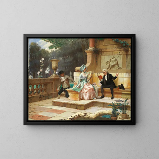 La note - Georges Devy — gerahmtes Bild an der Wand