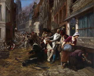Episode der Belagerung von Lille 1792 - Georges Gaston Théodore Melingue — Ansicht des Kunstwerks