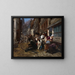 Episode der Belagerung von Lille 1792 - Georges Gaston Théodore Melingue — gerahmtes Bild an der Wand