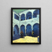 Hof eines marokkanischen Riads - Georges Gaudion — gerahmtes Bild an der Wand