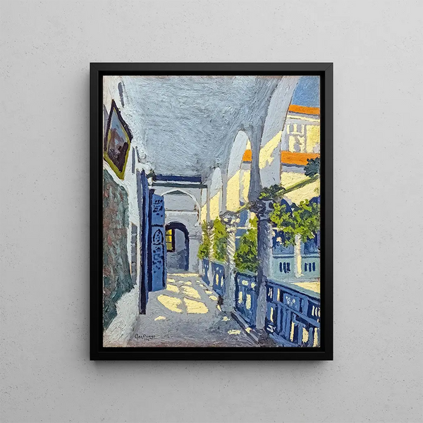 Georges Gaudion - Gallery of a Moroccan riad.webp