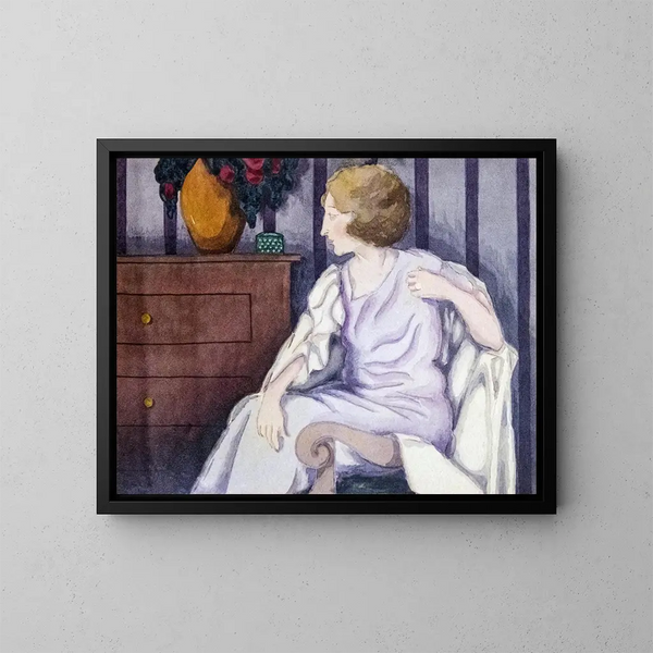 Lumière dans un intérieur - Georges Gaudion — gerahmtes Bild an der Wand