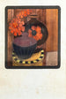 Vase de zinnias rouges - Georges Gaudion — Ansicht des Kunstwerks