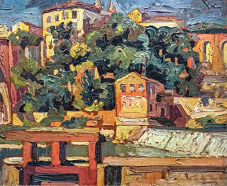 Der Mühle und der Kastanie in Rabastens - Georges Gaudion — Ansicht des Kunstwerks