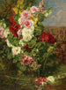 Stockrosen - Georges Jeannin — Ansicht des Kunstwerks