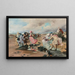 Ein Sonntag am Meer - Georges Jules Victor Clairin — gerahmtes Bild an der Wand