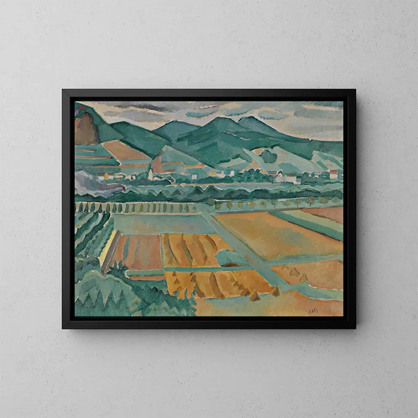 Landschaft im Süden Frankreichs - Georges Kars — gerahmtes Bild an der Wand