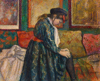 La Jarretière - Georges Lemmen — Ansicht des Kunstwerks