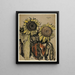 Sonnenblumen - Georges Lemmen — gerahmtes Bild an der Wand