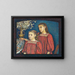 Die beiden Schwestern oder Die Schwestern Serruys - Georges Lemmen — gerahmtes Bild an der Wand