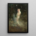 Eine Nymphe und Waldfeen - Georges Picard — gerahmtes Bild an der Wand