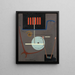 Junge Frau - Georges Ribemont-Dessaignes — gerahmtes Bild an der Wand