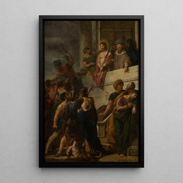 Ecce Homo - Georges Rouget — gerahmtes Bild an der Wand
