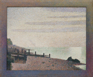 Abend in Honfleur - Georges Seurat — Ansicht des Kunstwerks