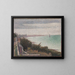 Abend in Grandcamp - Georges Seurat — gerahmtes Bild an der Wand
