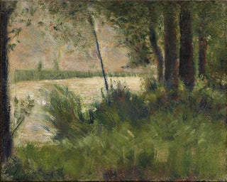 Georges Seurat - Grassy Riverbank.webp
