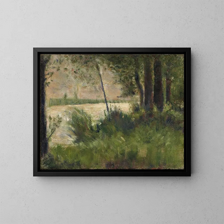 Georges Seurat - Grassy Riverbank.webp