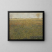 La Luzerne à Saint-Denis - Georges Seurat — gerahmtes Bild an der Wand