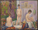Les poseuses ensemble - Georges Seurat — Ansicht des Kunstwerks