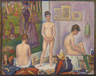 Les poseuses ensemble - Georges Seurat — Ansicht des Kunstwerks