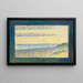 Meereslandschaft Gravelines - Georges Seurat — gerahmtes Bild an der Wand
