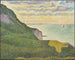 Meeres-Gemälde in Port-en-Bessin, Normandie - Georges Seurat — Ansicht des Kunstwerks