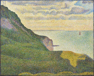 Meeres-Gemälde in Port-en-Bessin, Normandie - Georges Seurat — Ansicht des Kunstwerks