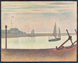 Der Kanal bei Gravelines bei Dämmerung - Georges Seurat — Ansicht des Kunstwerks