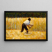 Der Mäher - Georges Seurat — gerahmtes Bild an der Wand