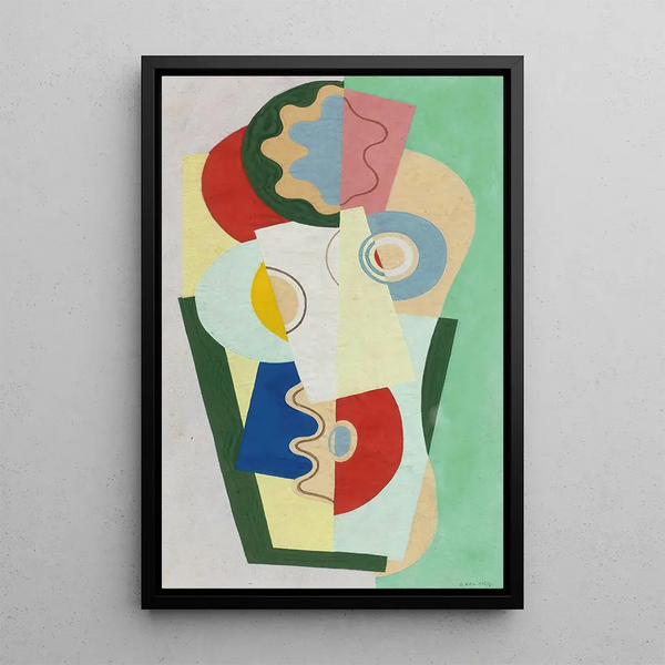 Blumenstrauß - Georges Valmier — gerahmtes Bild an der Wand